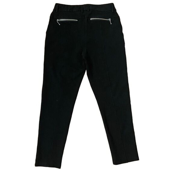 Soft Surroundings Skinny Cropped Ponte Pants Black Small Petite - Picture 2 of 4